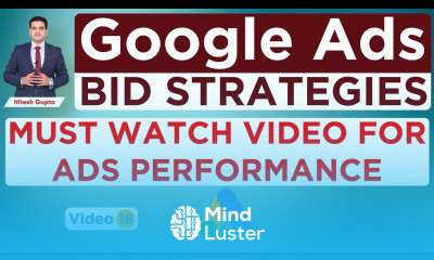 Bid Strategy Google Ads Explained In Hindi 2020 Google Ads Bid Strategy Types Google Ads Course