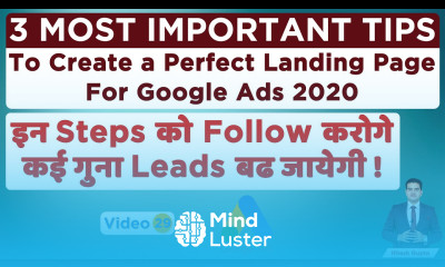 Google Ads Landing Page How To Create A Perfect Landing Page For Google Ads Google Ads Course