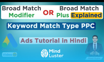 Broad Match Modifier Keywords Google Ads Google Ads Match Types 2020 Keyword Match Types Google