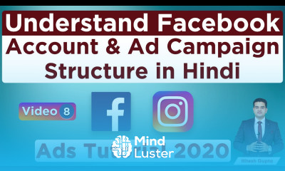 Facebook Ad Account Structure Explained in Hindi Facebook Ad Campaign Structure Overview 2020