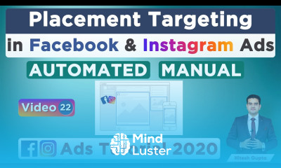 Facebook Ads Placement Optimization Facebook Ads Automatic Placement or Manual Explained in Hindi