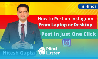 How To Post On Instagram From Laptop Posting On Instagram Through Desktop Instagram Tips In Hind