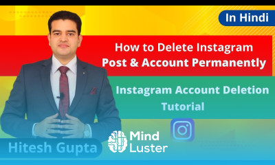 How To Delete Instagram Account Permanently Instagram Account Deletion Link Instagram Tutorials