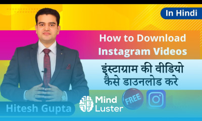 Instagram Video Downloader App How To Download Instagram Videos Hindi Instagram Tips Hindi