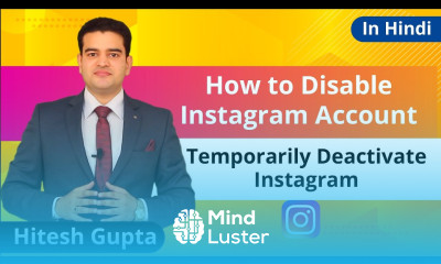 How To Disable Instagram Account Temporarily कैसे करे इंस्टाग्राम अकाउंट डीएक्टिवेट