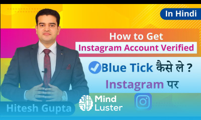 How To Get Verified On Instagram In Hindi Free In Few Minutes Easy Way To Get Blue Tick