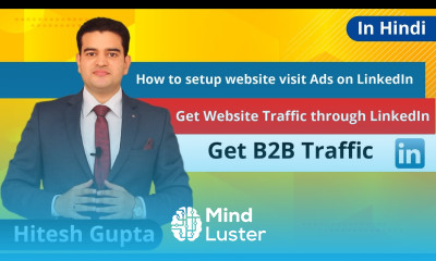 Website Visit Ads LinkedIn Tutorial LinkedIn Website Traffic Ad 2019
