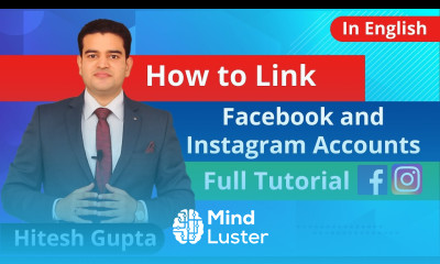 How To Connect Facebook To Instagram In English 2019 FB and IG Account Link Tutorial