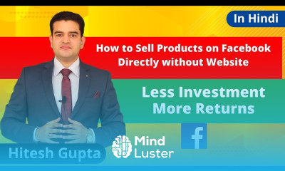 How To Sell Products On Facebook Page How To Sell Products Without A Website Facebook Shop Hindi
