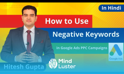 How To Use Negative keywords 2019 Match Types Explained In Hindi PPC Ads 2019
