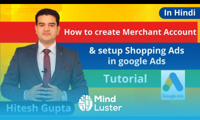 Google Shopping Ads Hindi 2019 How To Create Merchant Account On Google Tutorial