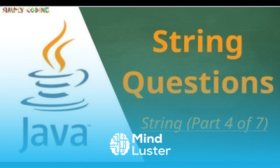 Java String 4 7 String Questions