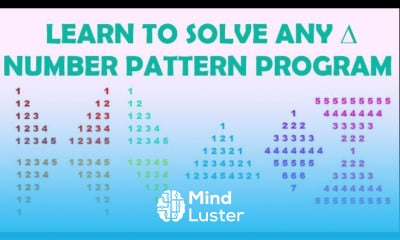 Learn How to solve any number pattern program in Java - Mind Luster