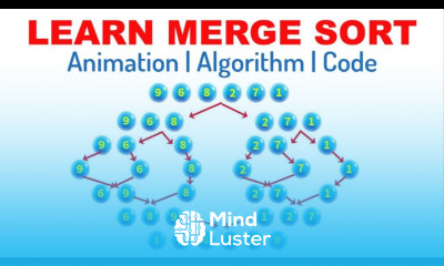 Learn Merge Sort Animation Algorithm Code - Mind Luster