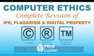 Cyber Ethics IPR Plagiarism and Digital Property Rights