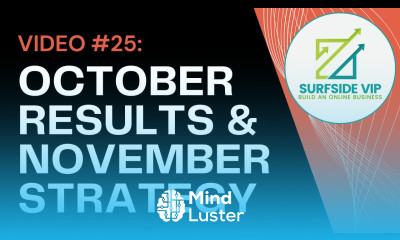 Video 25 October Results and November Strategy