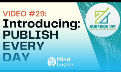 Video 29 Introducing The Publish Every Day Challenge