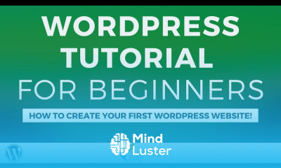 WordPress Tutorial for Beginners 2020 How to Create Your First WordPress Website