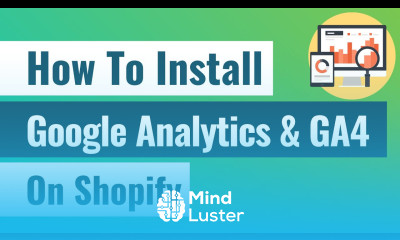 How to Install Google Analytics UA and Google Analytics 4 GA4 on Shopify