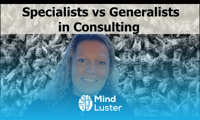 Are management consultants generalists or specialists