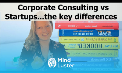 Differences working in Consulting vs Startups how Consulting preps you for Startup land Pt1