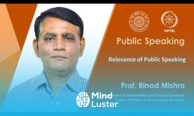 Lecture 06 Relevance of Public Speaking