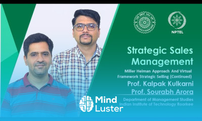 Lecture16 Miller Heiman Approach And Virtual Framework Strategic Selling Continued