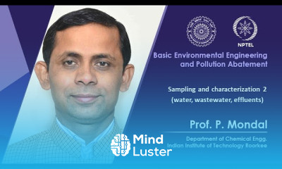 Lecture 17 Sampling and characterization 2 water wastewater effluents