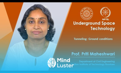 Lecture 10 Tunneling Ground conditions