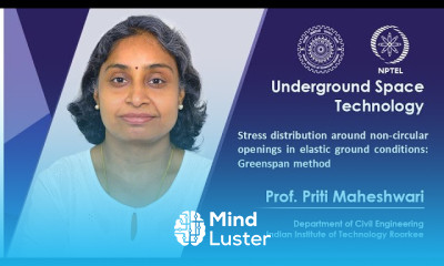 Lecture 20 Stress distribution around non circular openings in elastic ground conditions 01