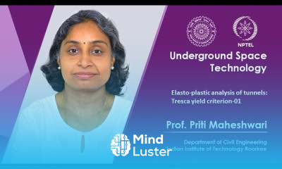 Lecture 28 Elasto plastic analysis of tunnels Tresca yield criterion 01