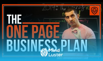How to Write a One Page Business Plan
