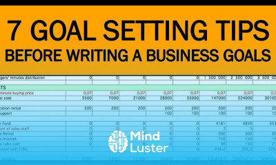 7 Goal Setting tips before Writing a Business Goals for your Small Business