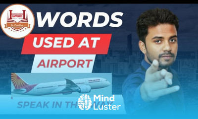 words terms used at airport flight How to learn Vocabs How to Speak English Fluently