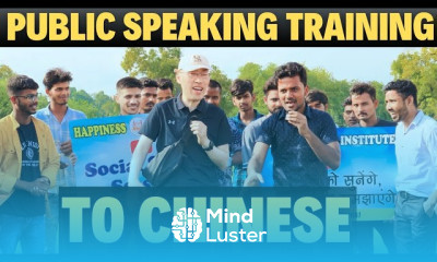 Public Speaking Training to Chinese Outdoor Public Speaking Training Conversation With Foreigners