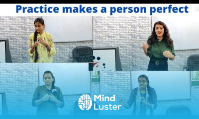Practice makes a person perfect Presentation Training in Happiness Institute English presentation