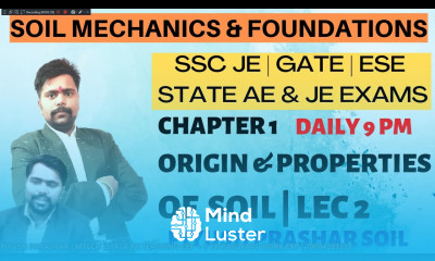 SOIL MECHANICS CLASS UPDATE DETAILS SOIL MECHANICS GEOTECHNICAL ENGINEERING