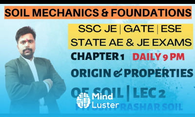 LEC 2 Chapter 1 Soil Mechanics Types of soil Geotechnical Engineering Foundation Engineering