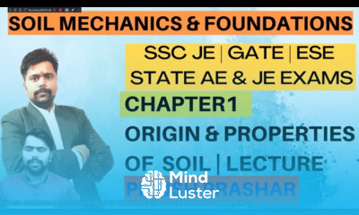 LEC 7 CHAPTER 1 Soil mechanics for SSC JE 2023 GATE 2024 ESE 2024 STATE AE JE EXAM