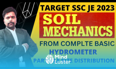 LEC 18 Soil mechanics foundation Engineering chapter 1 Particle size distribution curve ssc