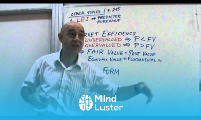 Financial Markets and Institutions Lecture 26