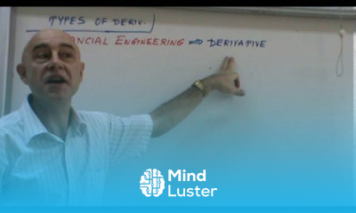 Financial Markets and Institutions Lecture 29