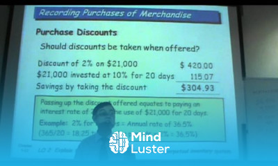 Principles of Accounting Lecture 14 Merchandising Example