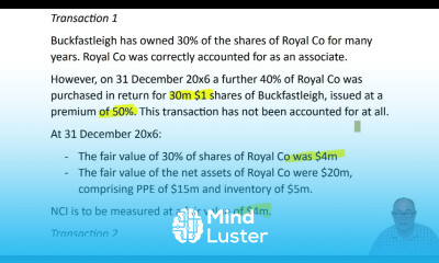 Buckfastleigh ACCA SBR Question Spreadsheet Exercise 1 SFP