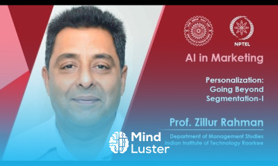 Lec 23 Personalization Going Beyond Segmentation I