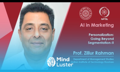 Lec 24 Personalization Going Beyond Segmentation II