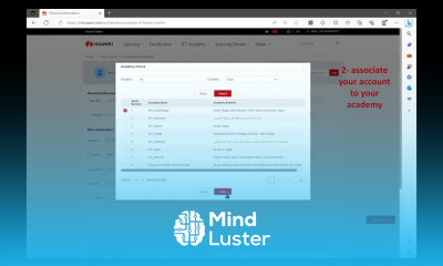 How to create account on talent platform associate the academy Step 1