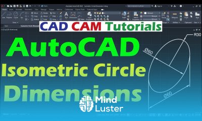AutoCAD Isometric Circle Dimension
