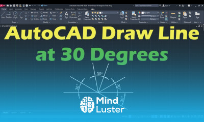 AutoCAD Draw Line at 30 Degrees