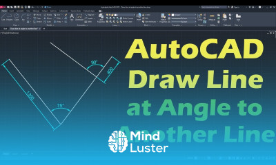 AutoCAD Draw Line at Angle to Another Line